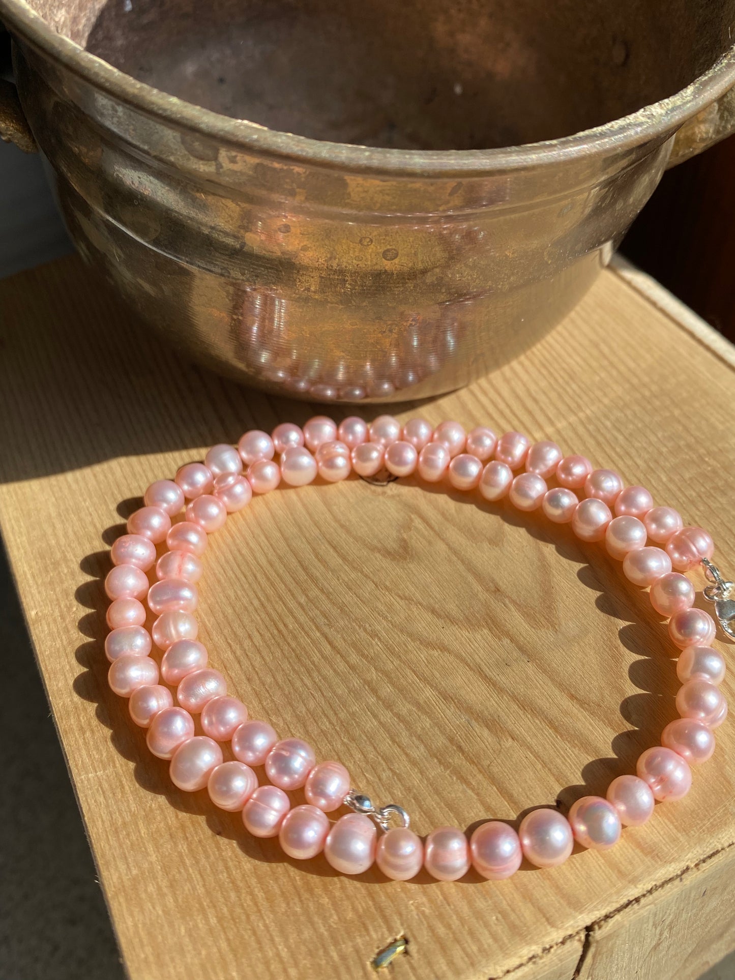 Sweet Pearls Necklace - Rose