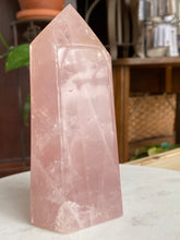 Load image into Gallery viewer, Rose Quartz Tower-XL