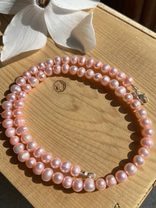 Sweet Pearls Necklace - Rose