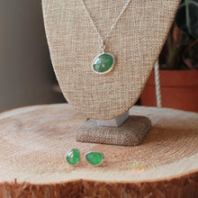 Load image into Gallery viewer, Made to Order Gemstone - Silver pendant Earrings