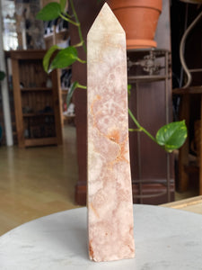 Pink amethyst Obelisk XL