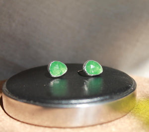 Made to Order Gemstone - Silver ear Studs