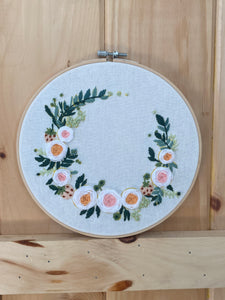 Sweet Flower Crown Embroidery