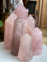 Load image into Gallery viewer, Rose Quartz Tower-L