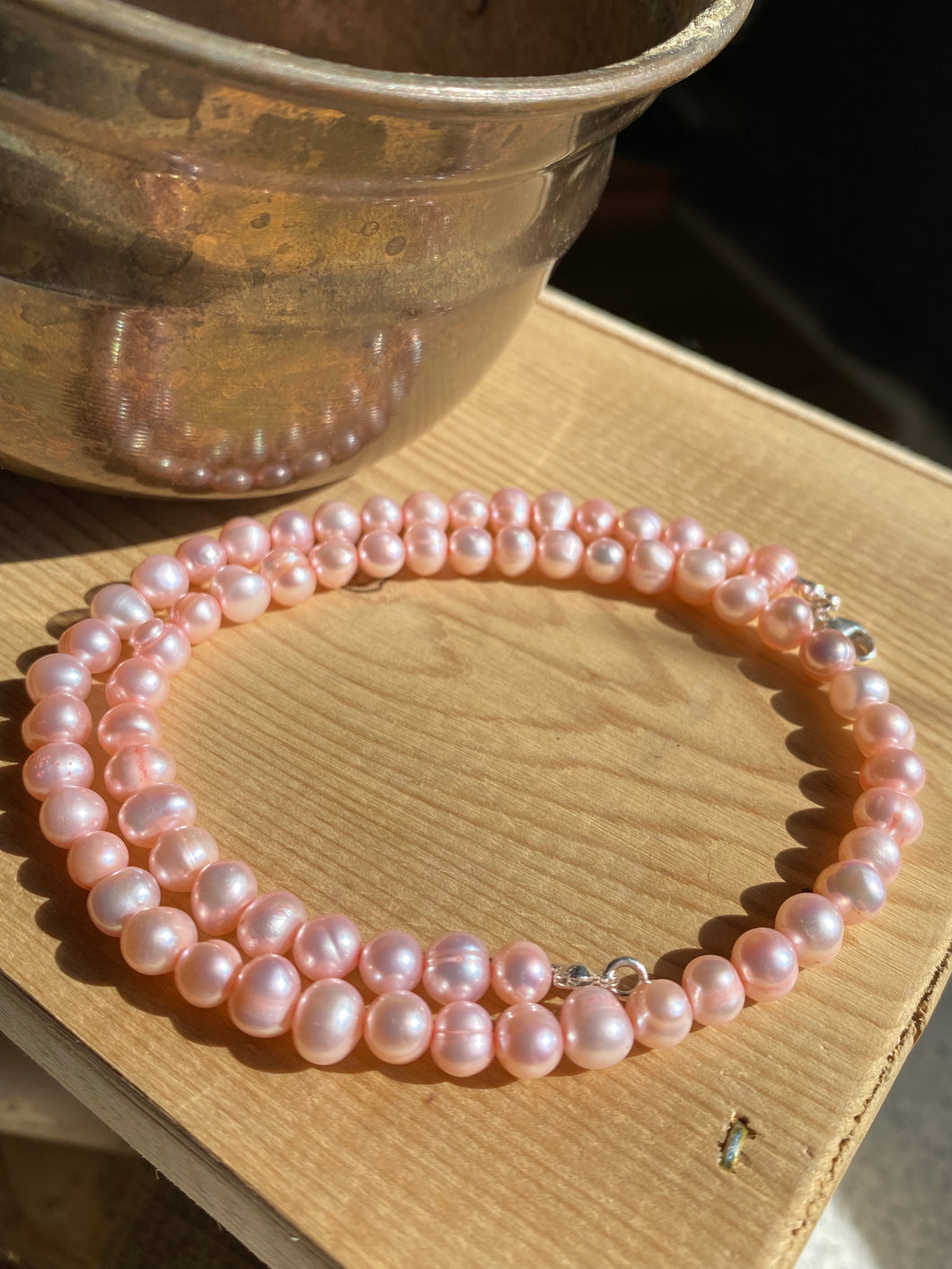 Sweet Pearls Necklace - Rose