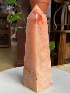 Pink amethyst Obelisk XL