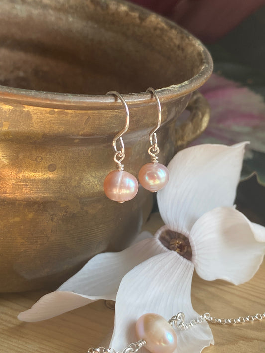 Boucles D'oreilles Perles Pastel