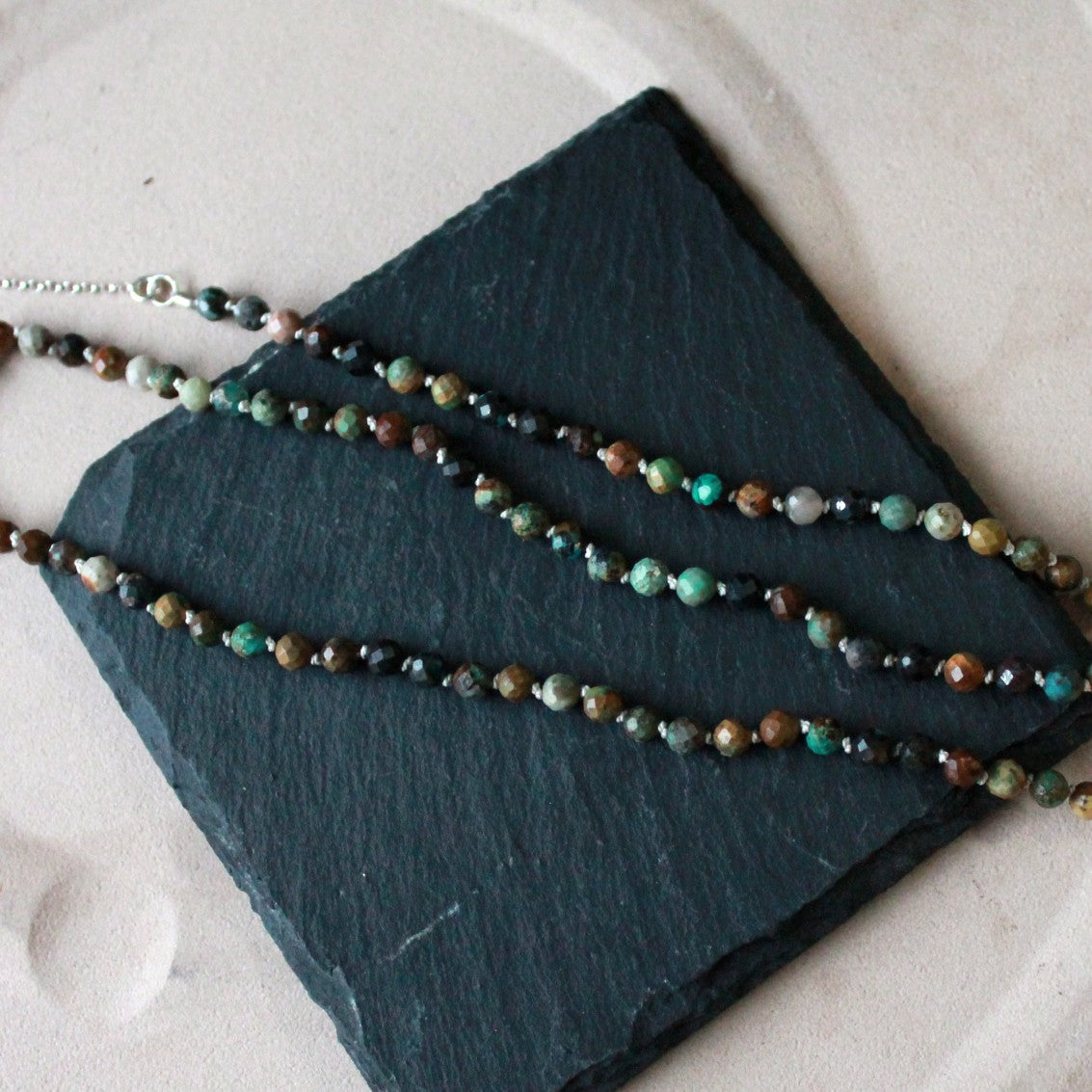 Collier Chapelet Turquoise