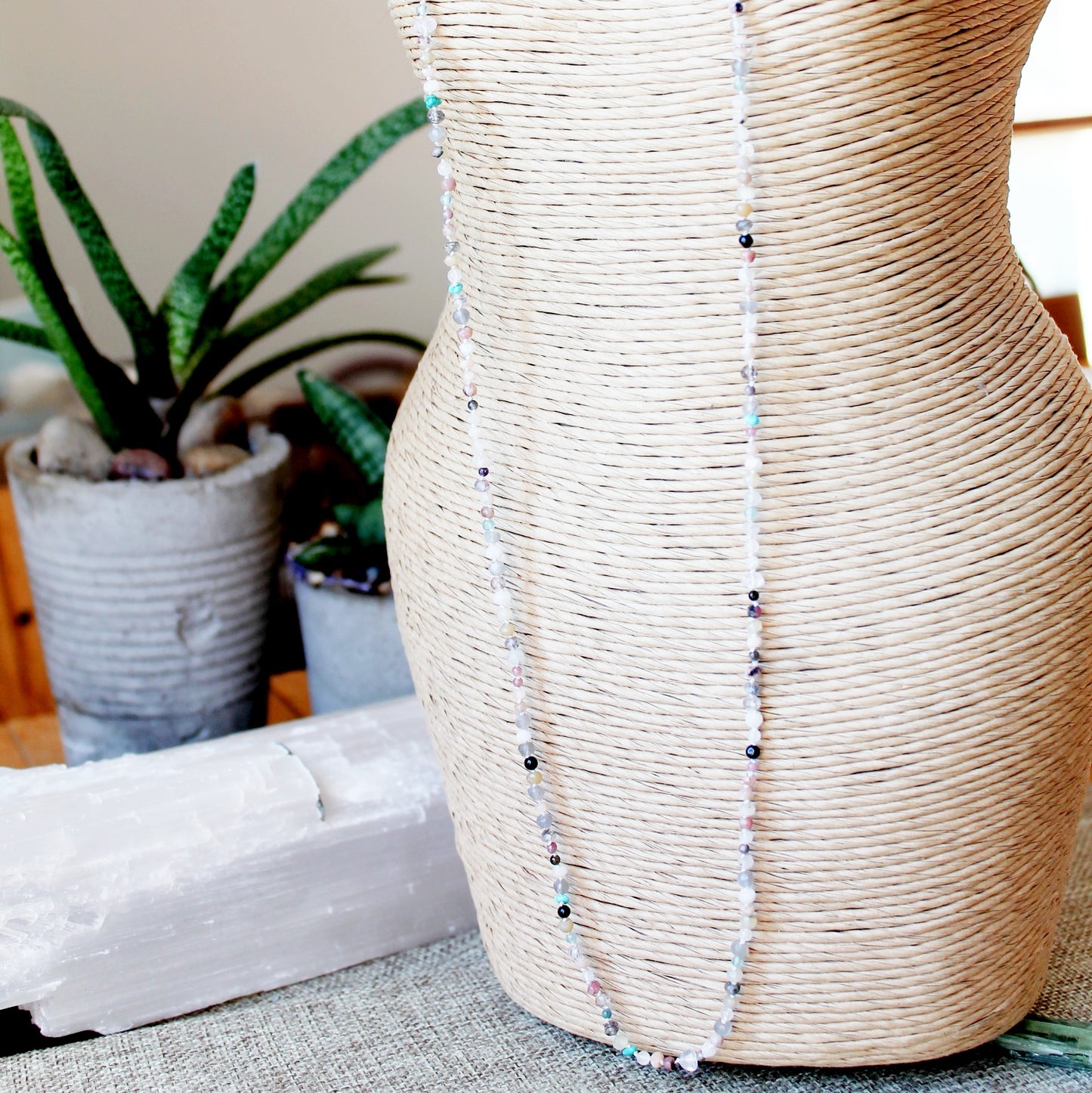 Collier Rosary beaded