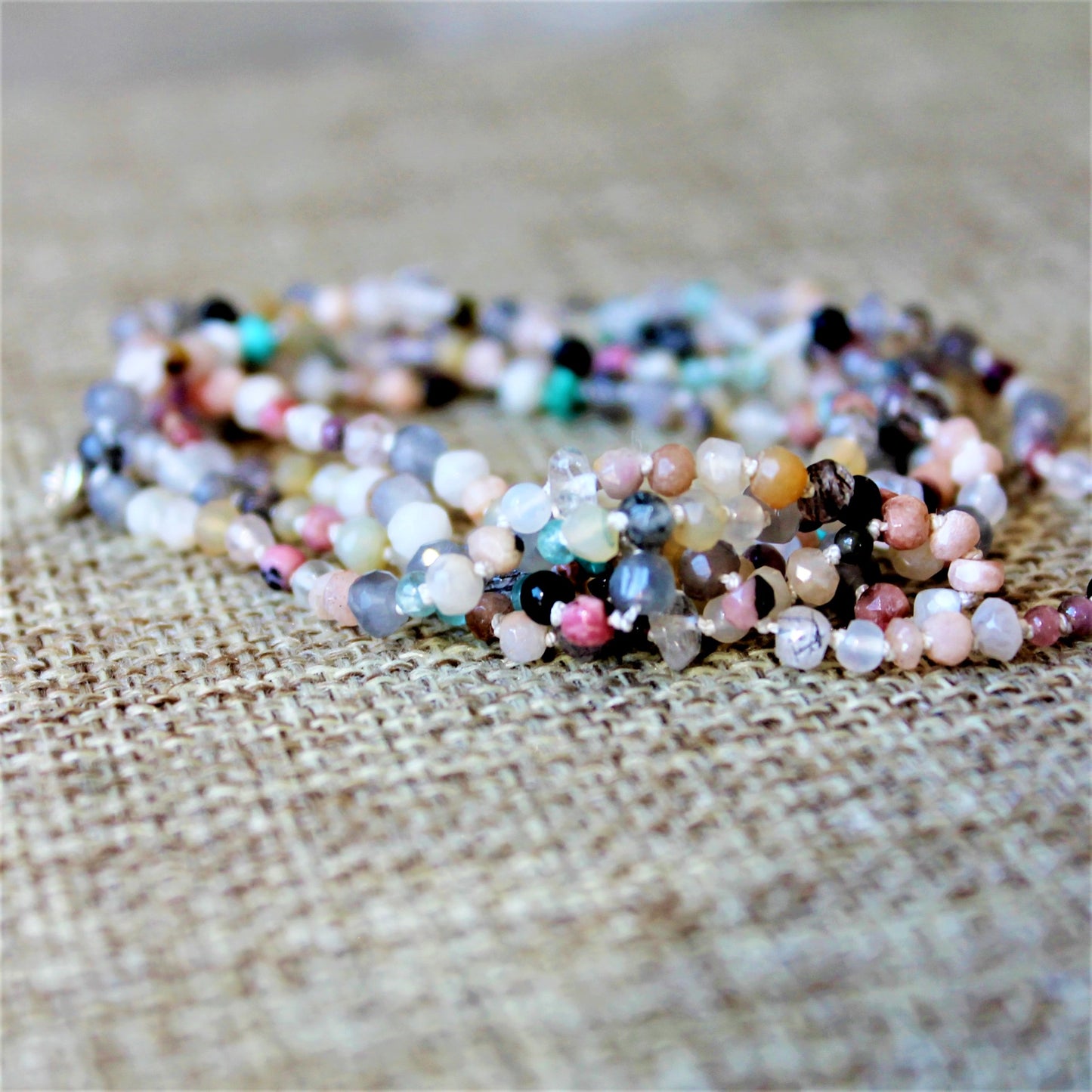 Collier Rosary beaded