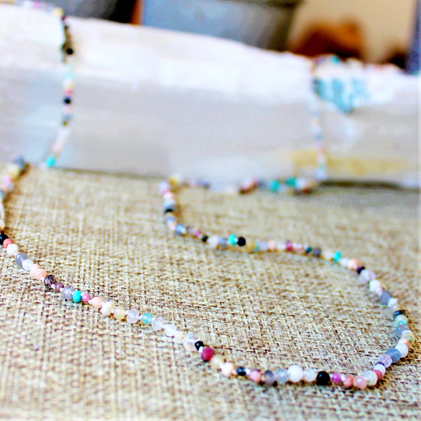 Collier Rosary beaded