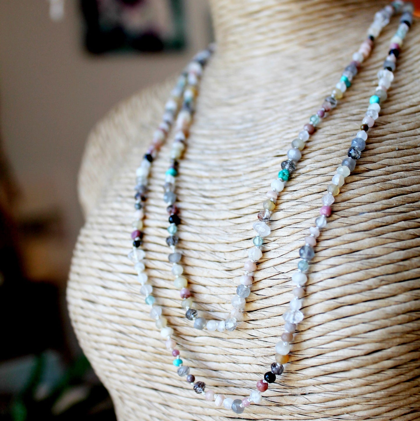 Collier Rosary beaded